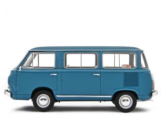 Fiat 850 Familiare 1965-76 Blu Laudoracing 1:18 Resinemodell (Türen, Motorhaube... nicht zu öffnen!)